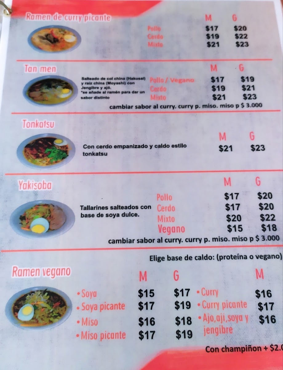 Sumo Ramen Menu - Image 3