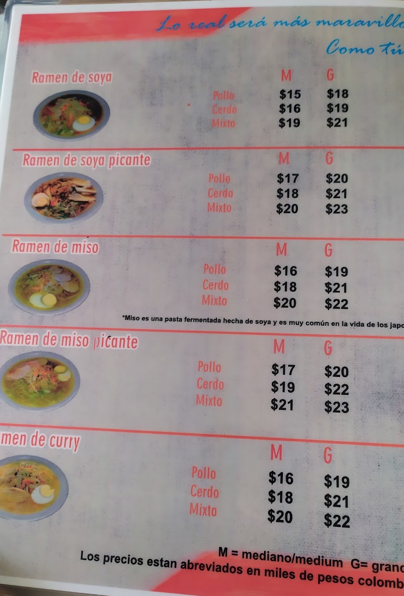Sumo Ramen Menu - Image 4