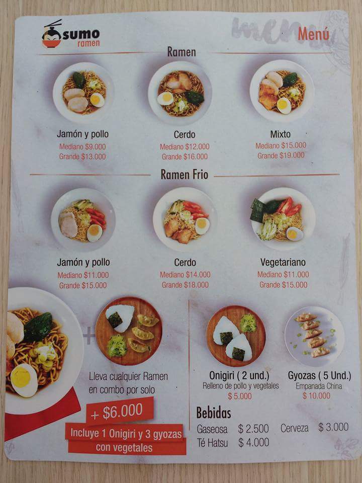 Sumo Ramen Menu - Image 5