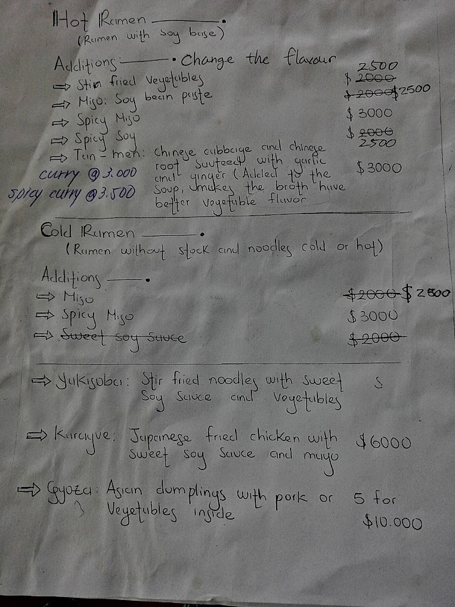 Sumo Ramen Menu - Image 6